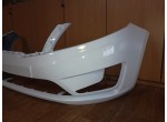 Бампер передний Kia Rio 2011-2015 аналог 865114Y000 окрашенный (PGU) Cristal White (Кристально-белый)